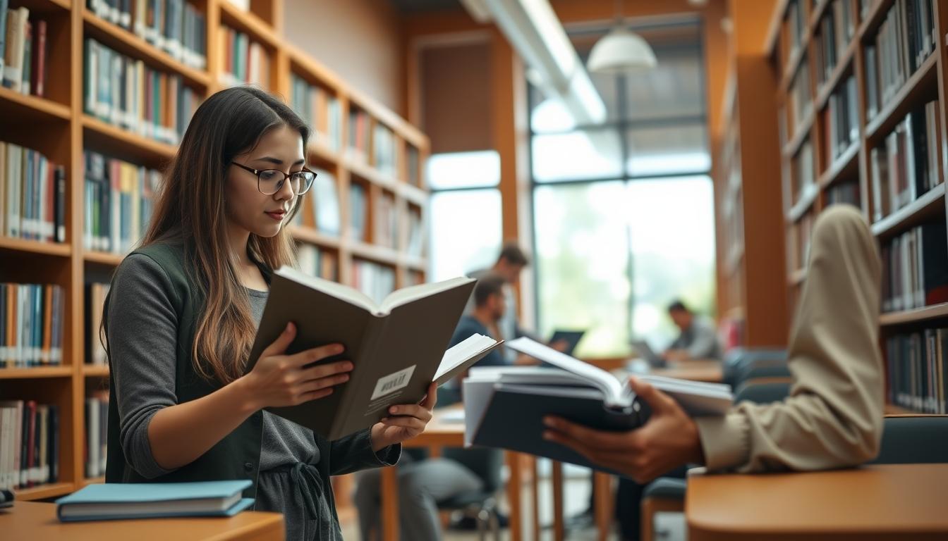 Modern university campus for students